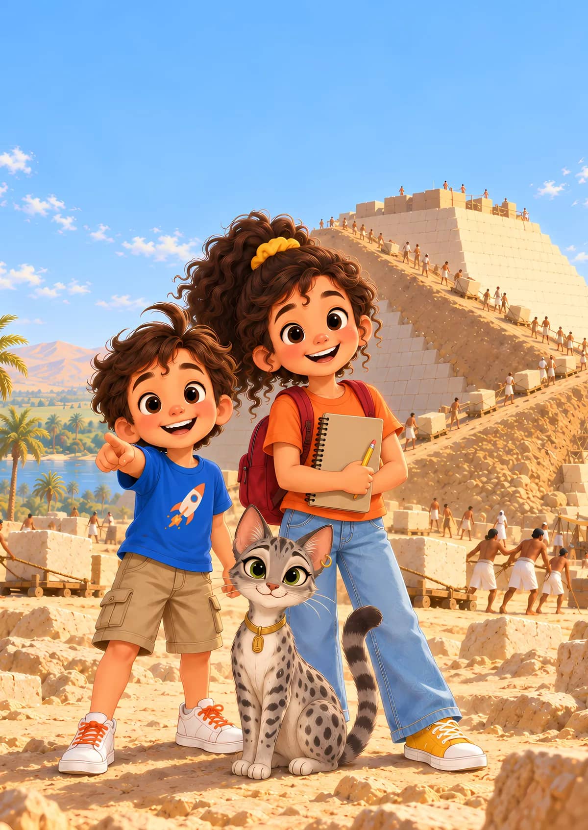 غلاف كتاب تميم وسر الهرم الكبير